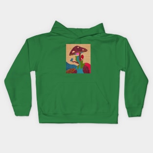 Lady Mushroom Kids Hoodie